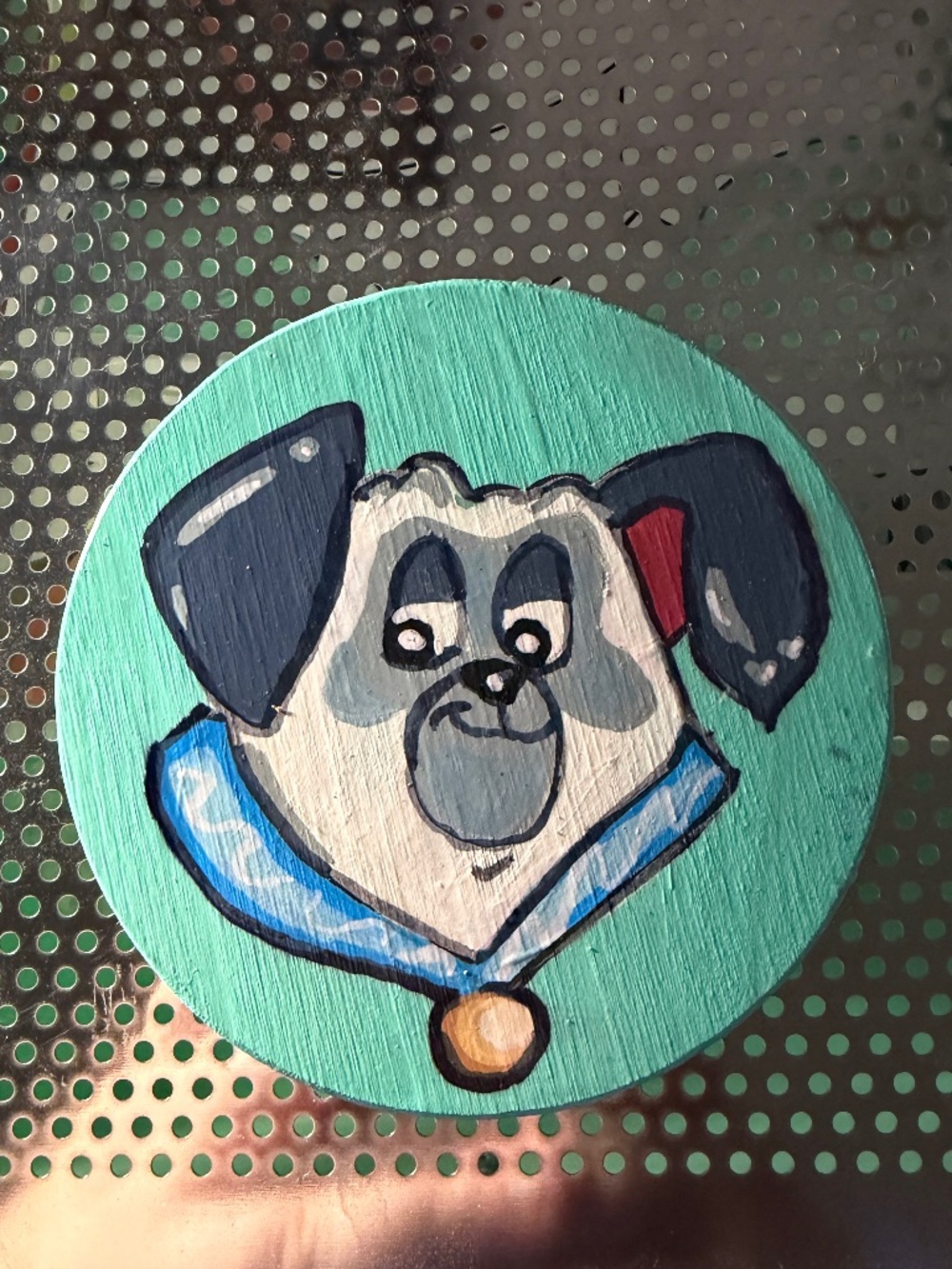 custom hand painted coaster disney Percy.